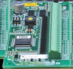 Optional I/O cards for Digital Inputs to be able to do many more functions using the Drive.