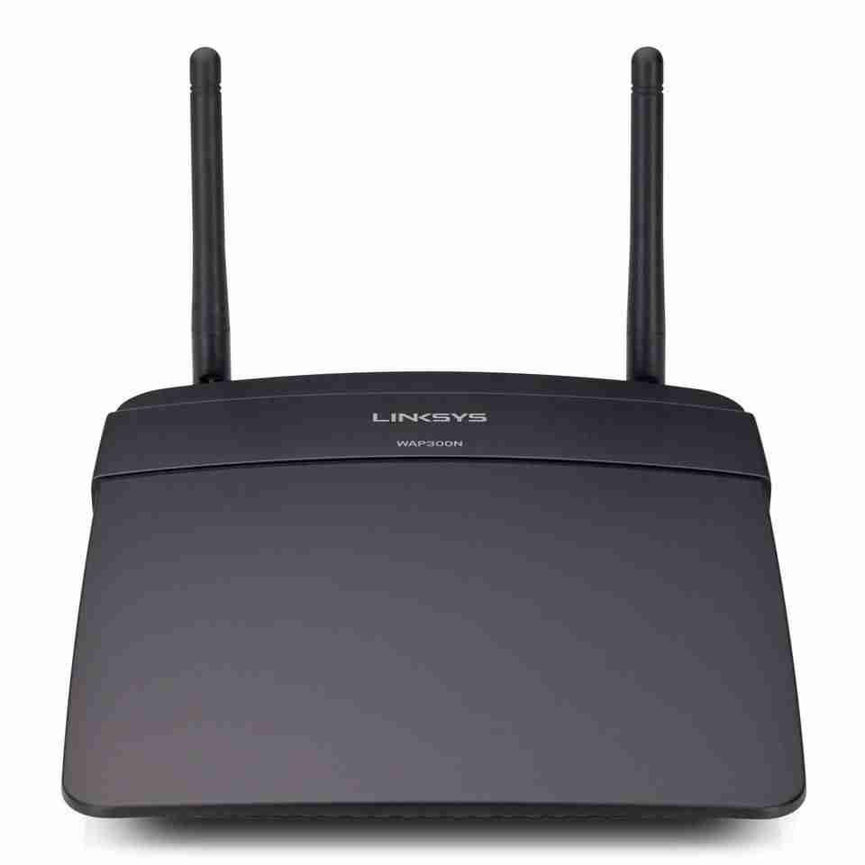 Networking Linksys Linksys Access Point WAP300N Wireless-N Access Point, 4-in-1 product to customize your wireless expansion, 1 Fast Ethernet 10/100 port, Selectable Dual Band (2.