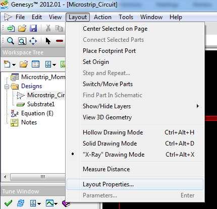 Click on the Layout Layout Properties command to invoke the LAYOUT Properties window (see Figure 4) Figure 4 The Layout Properties Tab: General.