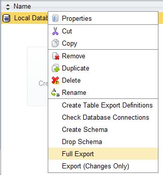 Note: After a system upgrade existing schemata and export definitions have to be reviewed and adjusted to changes of object classes that are used for the export. 4.