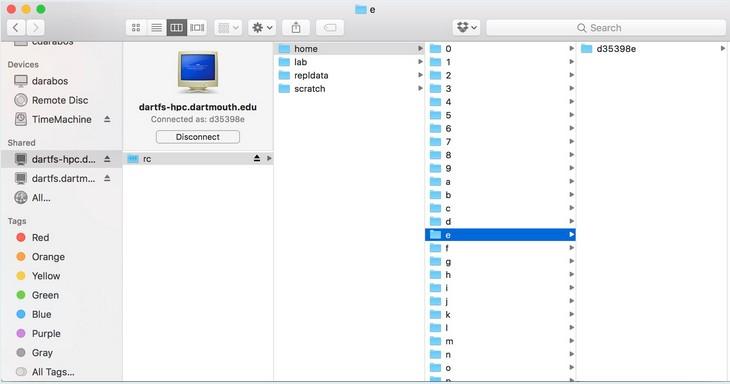 How To SMB Mount DartFS Files on Mac OS X SMB