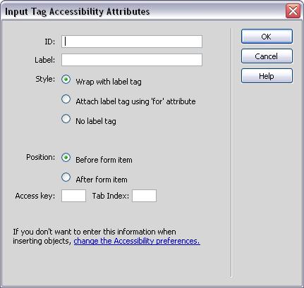 Adobe Dreamweaver CS4 Activity 3.7 guide To add a text field: Text fields provide a space in which visitors can enter text. 1. Click the Text Field button in the Insert bar.