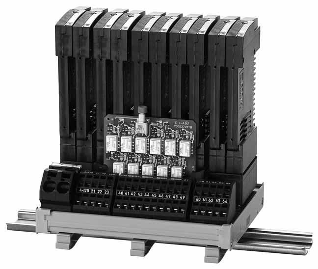 Power distribution system SVS09 Application example: SVS09-0-C0 fitted with ESS0-00 Plug-on module (circuit breaker /