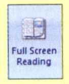 Full Screen Reading Maximizes the reading experience by hiding all toolbars and