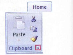 How To: Click the Home Tab, and in the Clipboard Group Click the