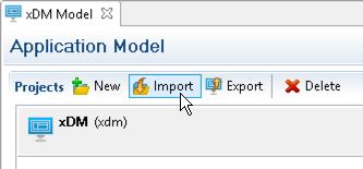 You can import the test application to your xcp Designer environment to see how the xcelerator has been configured, but you would either import the libraries or project directly into your own