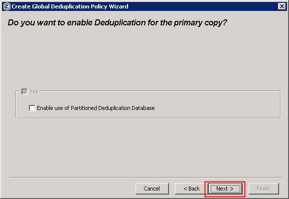 enable deduplication for the  Issue