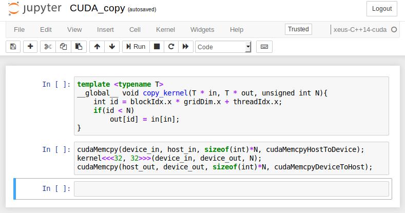 CUDA C++ in a Notebook: Runtime API