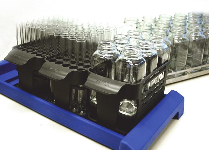 1 Collection Racks and Vessels The Isolera software comes with a preconfigured list of Biotage collection racks. The vessel size range is from 9 ml test tubes to 480 ml bottles.