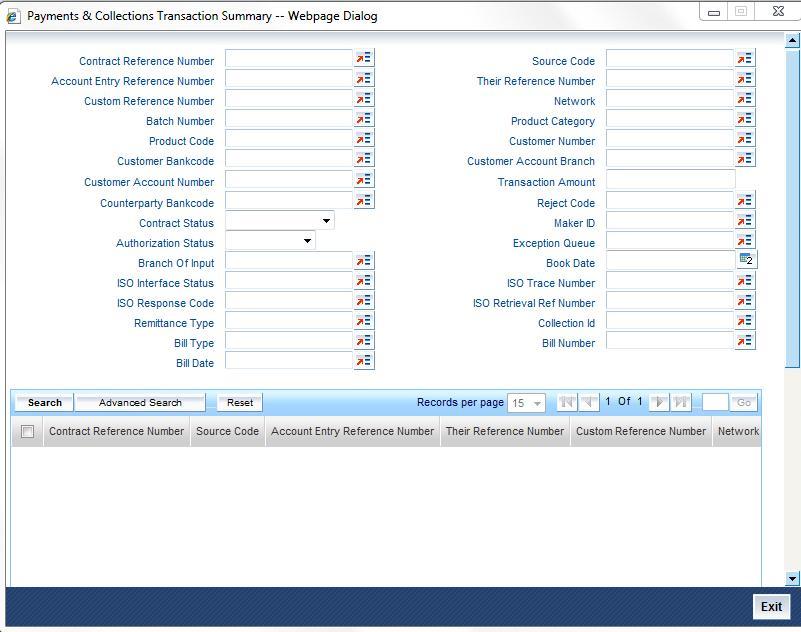 Bill Type The system displays the bill type of the entrusted collection bill provided by IB for an incoming transaction.