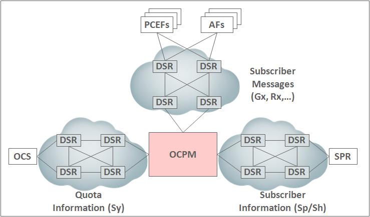 Figure 28: Diameter Physical Connectivity Oracle Solutions The capabilities provided by OCPM can be expanded when used in conjunction with other Oracle products including: Network Policy as a Service