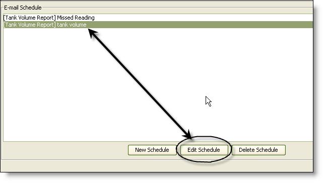 Highlight the e-mail event you want to modify and click the Edit Schedule button shown in FIG. 145. FIG. 145 2.