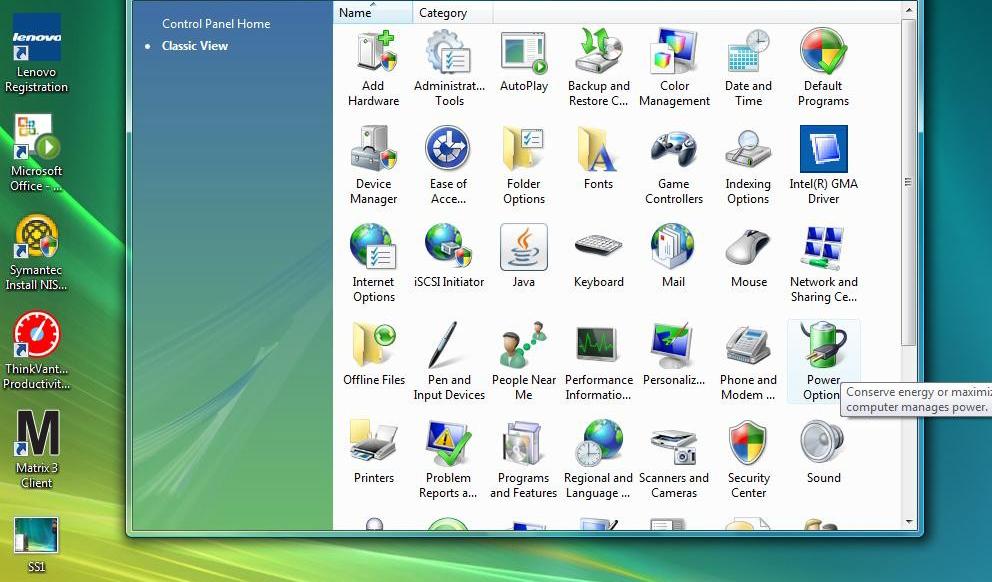 Installation Windows Vista 1.