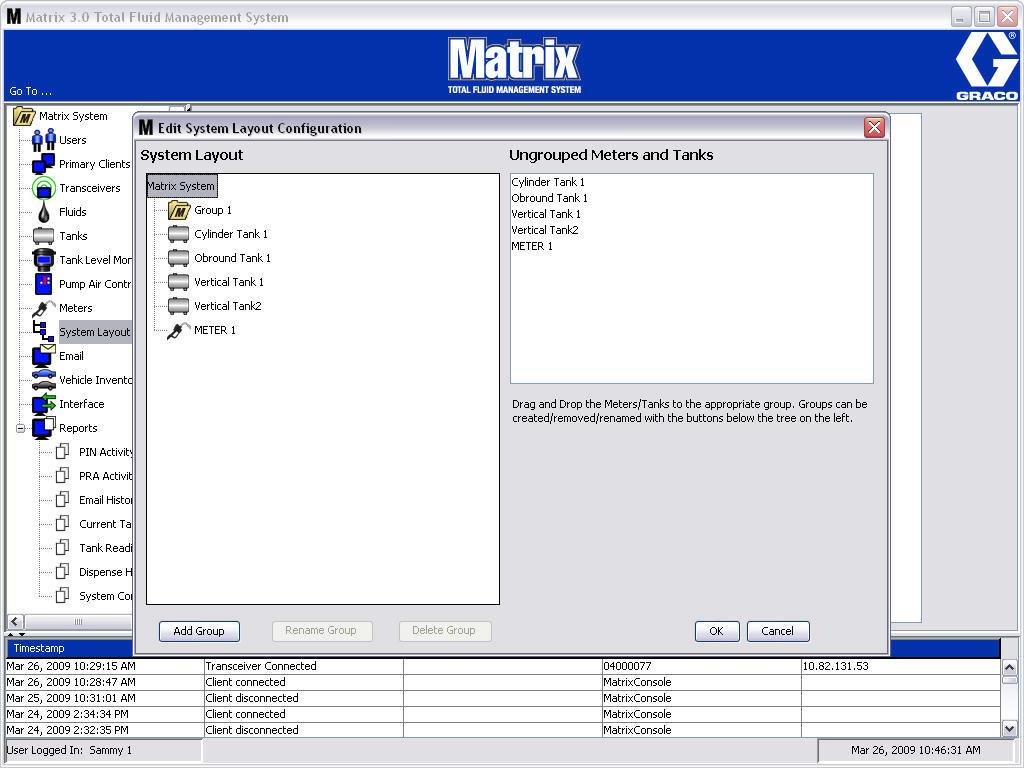 6. A folder is added on the Matrix System side of the screen