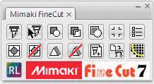 FineCut menu is displayed automatically.