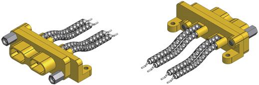 2 µm gold on copper alloy Single way female SMD connector VARIANT 10 (see details