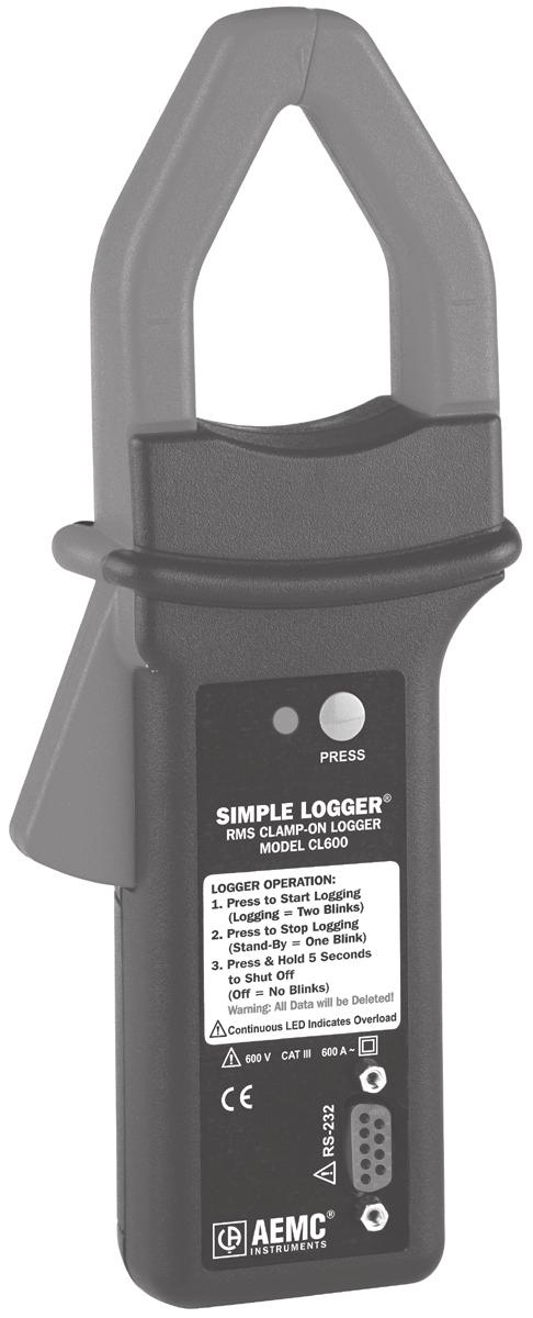 SIMPLE LOGGER RMS CLAMP-ON