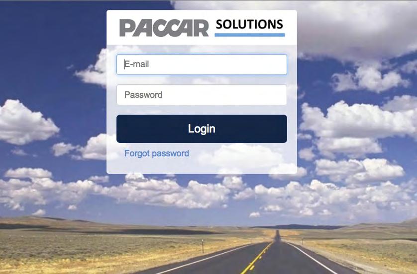 What to Do After the Email Notification After notification from the system, you can use the information from the email and the PACCAR Solutions web portal to do the following: 1.