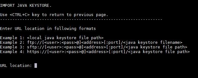 optional. https://[<user>:<pass>@]<address>[:port]/<keystore file path> Figure 10.