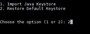 Figure 11. Keystore Password and Confirm Password Prompts NOTE: AFM VM does echo back the password. 7 At the Confirm Password prompt, reenter the Keystore password.