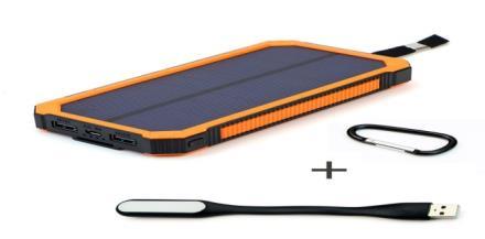 15000mAh Power Bank Solar External Battery for iphone 5s 6 6s 7 7plus 8 8s