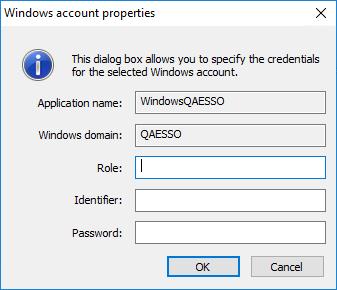 Your Windows identifier in the Identifier field.