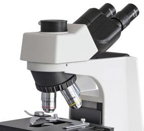 Compound microscopes KERN OBL-12 13 Trinocular version Simple polarising attachment LAB LINE The flexible laboratory assistant with infinity optical system and fixed, pre-centred Koehler illumination