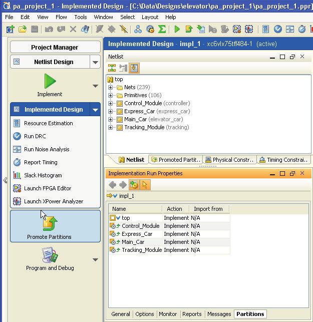 Xilinx Design Preservation Flow and Setup Implementation via PlanAhead Tool In ISE Design Suite 12.