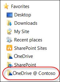 Syncing your OneDrive Library to your PC 1. In a web browser, sign in to Office 365 or SharePoint. 2. Select OneDrive at the top of the page to go to OneDrive for Business. 3. Select the Sync button.