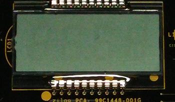 6 Figure 7. The ISP II Connector LCD The VIM-404-DP-RC-S-HV LCD manufactured by Varitronix Ltd. is a 0-pin module. Figure 8 shows an image of this LCD.
