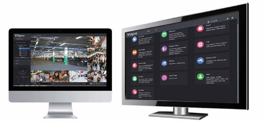 Video Management Software VUpro Desktop Professional Surveillance
