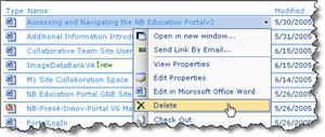 Depending upon your version of Microsoft Office, you may be prompted to accept opening the document (if so, click OK) or you may be asked if you wish to Open or Save. You may select either.