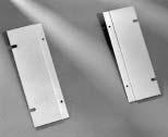 Series 2000 - NEMA 12, 4, 4X Rack Mount Accessories Panel Width Adaptors Used for adapting flat 19" or 23" panels for 24" rack mounting. Mounting hardware not included, please order separately.