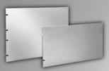 Series 2000 - NEMA 12, 4, 4X Rack Mount Accessories Flat Steel or Aluminum Panels Economical panels are made from high quality steel or aluminum.