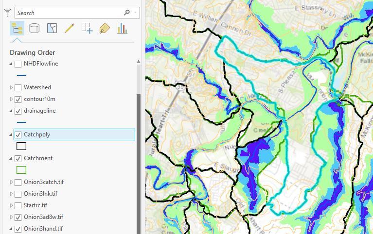 This imperfect alignment between DEM delineated catchments and NHDPlus catchments is one of the challenges in using NHDPlus catchments with the HAND method and is the subject of research to better