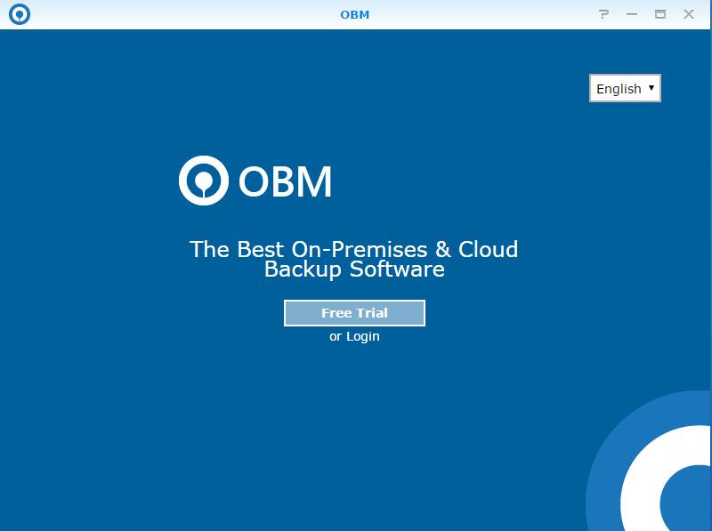 Login to OBM 1. Click the OBM icon on the desktop to launch the application. 2.