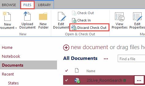 3. If you want to do an interim check-in so you can continue working on the file while allowing your changes to be viewable to colleagues, click Yes in the Retain Check Out area.