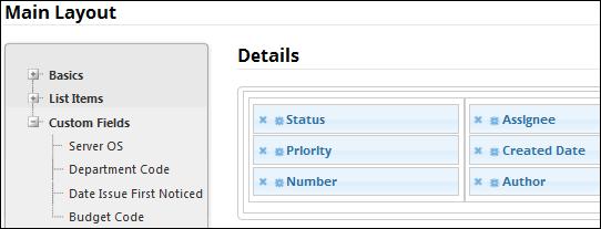 Use the Add a Field dropdown to select the fields to appear in the upper left Customer area at the top of the Incident screen.