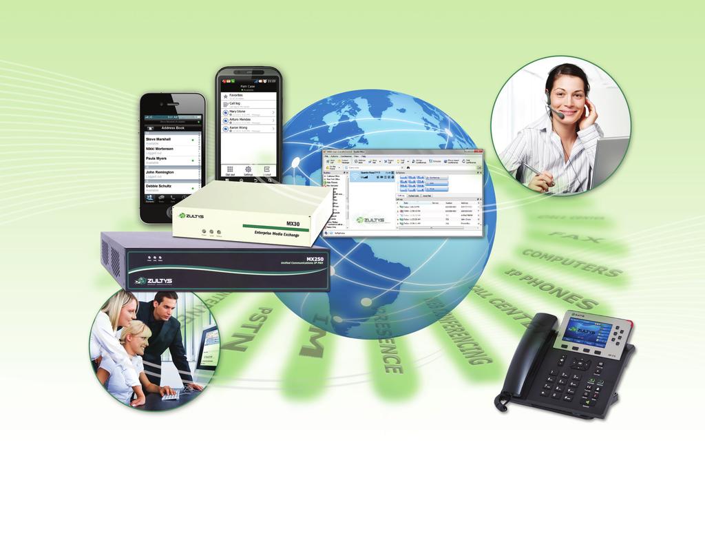 Zultys brings you all the benefits of advanced Unified Communications and IP Telephony through an efficient, affordable, and highly scalable family of native SIP products and solutions designed for