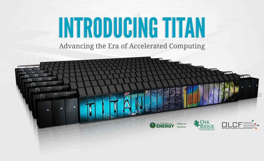 Titan Supercomputer at Oak Ridge National Lab