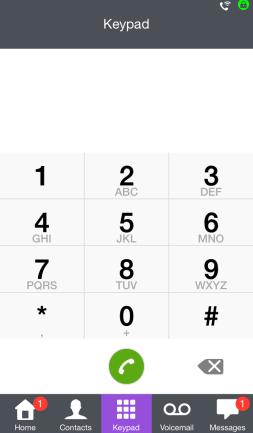 Call directly using the displayed phone number. 2. Set up different types of conversation (if available). 3. Call using a specific phone number from the contact card. I.5.