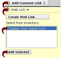 To add: 1) Select the Get Class Link under Actions. 2) Right-click the url and select copy shortcut.