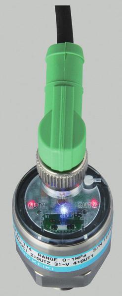 Newly designed small and lightweight pressure switch is now available exploring new applications used in conjunction with dedicated terminal unit CE0 (Indicating Part) Comparator switch operation can