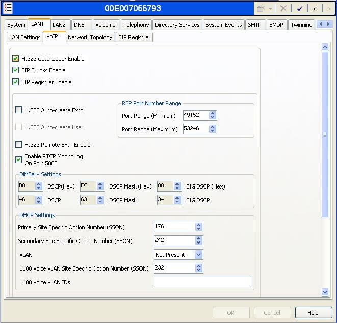 On the VoIP tab under LAN1 in the Details Pane, check the SIP Trunks Enable box to enable the configuration of SIP trunks.