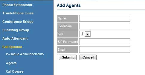 Note: Agents must have the PUBLISH For Presence feature enabled in their phone s web UI.