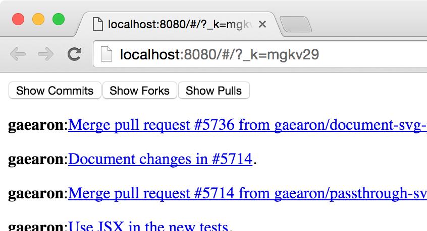Introducing React Router 61 A basic install of React Router shows URLs with random numbers in the query string.