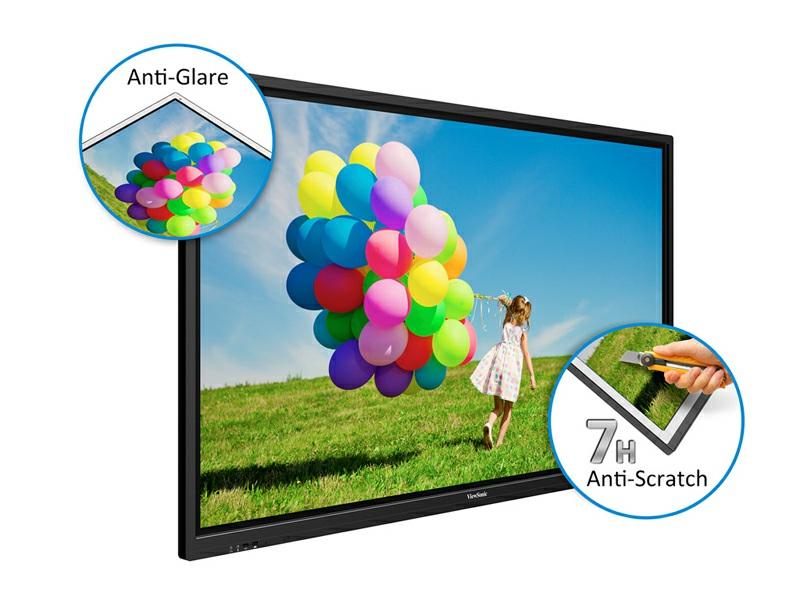 Anti-Scratch, Anti-Glare Glass FaceplateAnti-scratch, Antiglare The 7H scratch-resistant and anti-glare screen offers a durable and consistent high-quality touch experience.