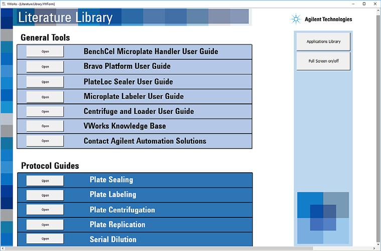 . BenchCel Workstations Software User Guide About the Literature Library About the Literature Library The Literature Library provides access to the following: User guides for the devices in the