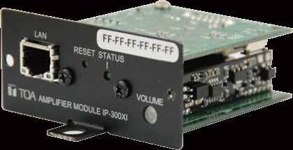 IP-3000 Series Compact Audio Interface Unit IP-3001AF IP-3001AF Can be mounted to different surfaces Able to act as both input and output units in the network system The device can also receive