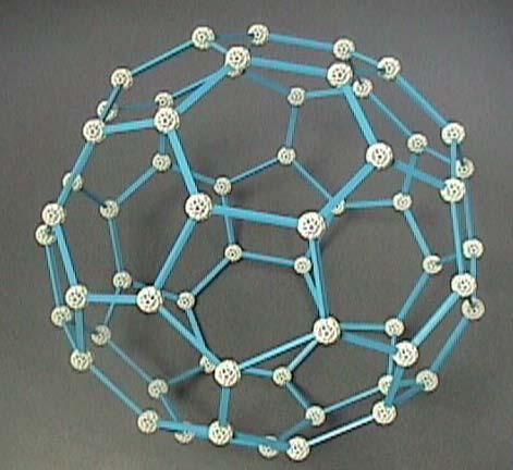 icosahedron, known to chemists as Fullerene C 60 (shown